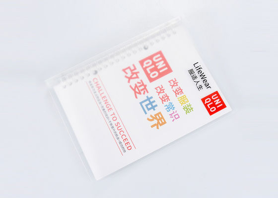Υλικό και εξατομικευμένο λογότυπο εγγράφου όφσετ σημειωματάριων κάλυψης καρφιών πλαστικό σκληρό
