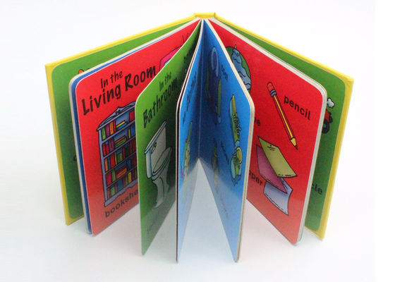 Βιβλία των παιδιών χαρτονιού εγγράφου τέχνης μεταλλινών με την τέλεια σύνδεση και το ασημένιο φύλλο αλουμινίου