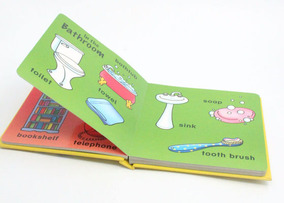 Βιβλία των παιδιών χαρτονιού εγγράφου τέχνης μεταλλινών με την τέλεια σύνδεση και το ασημένιο φύλλο αλουμινίου