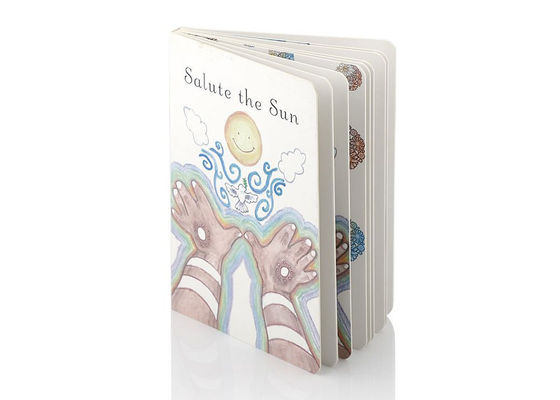Βιβλίο με σκληρό εξώφυλλο γύρω από την τεμαχισμένη βιβλία εκτύπωση πινάκων των παιδιών γωνιών για την εκμάθηση παιδιών