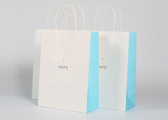 Αρκετά χαριτωμένες πλαστικές τσάντες συσκευασίας δώρων μη που υφαίνονται με τη στριμμένη λαβή εγγράφου