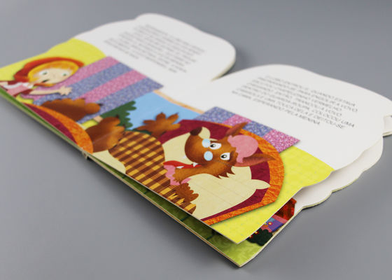 Βιβλία των φιλικών τεμαχισμένα παιδιών χαρτονιού Eco με την πλήρη επιφάνεια εκτύπωσης χρώματος