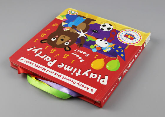 250gsm 2mm βιβλία των πολύγλωσσων παιδιών Hardcover με τις ζωηρόχρωμες επιστολές